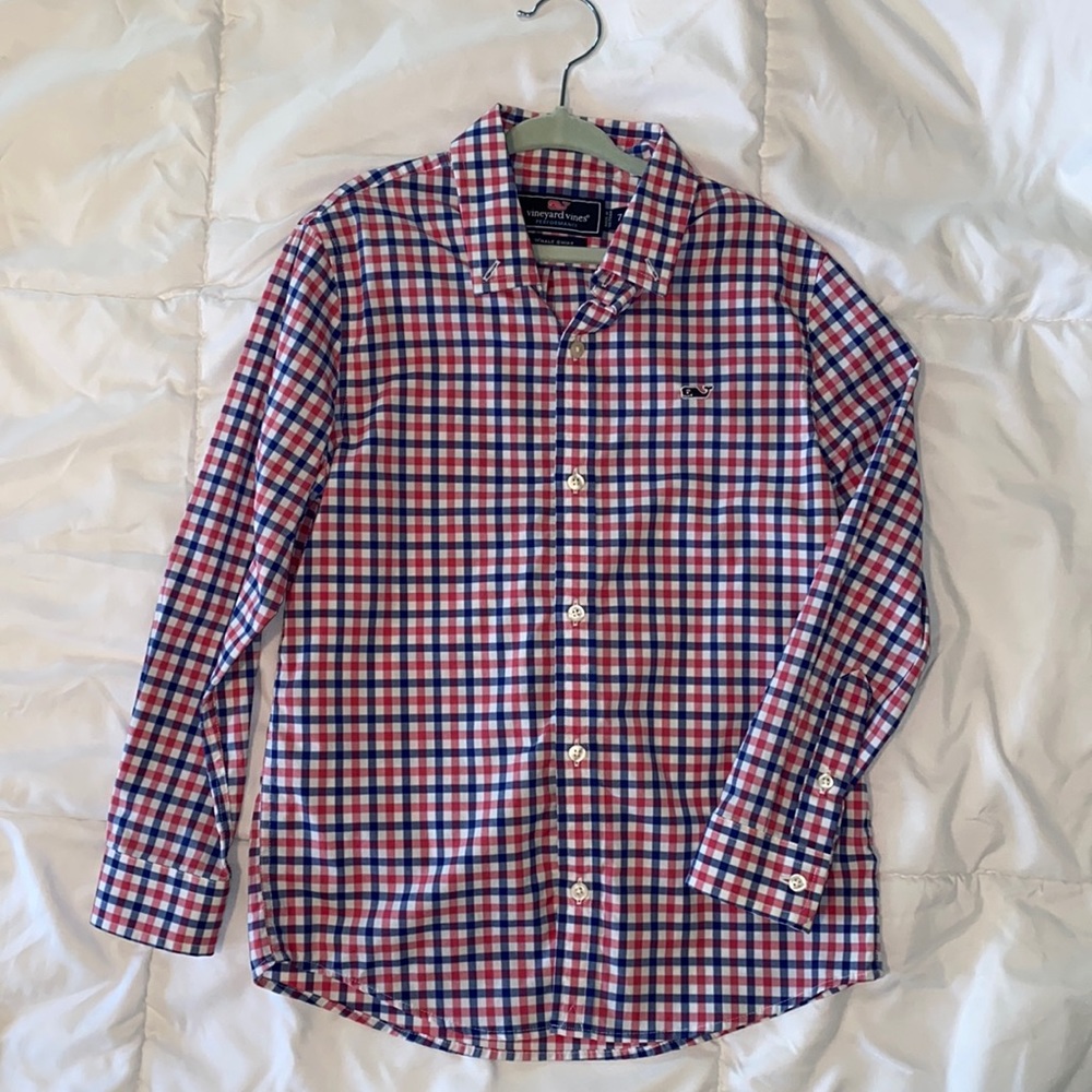 Vineyard Vines Boys’ Performance Whale Shirt